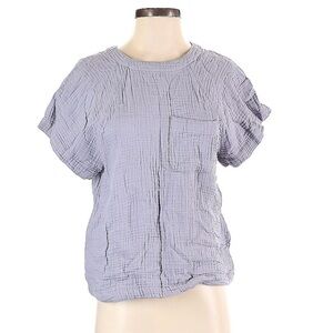 Madewell lilac cotton gauze top
